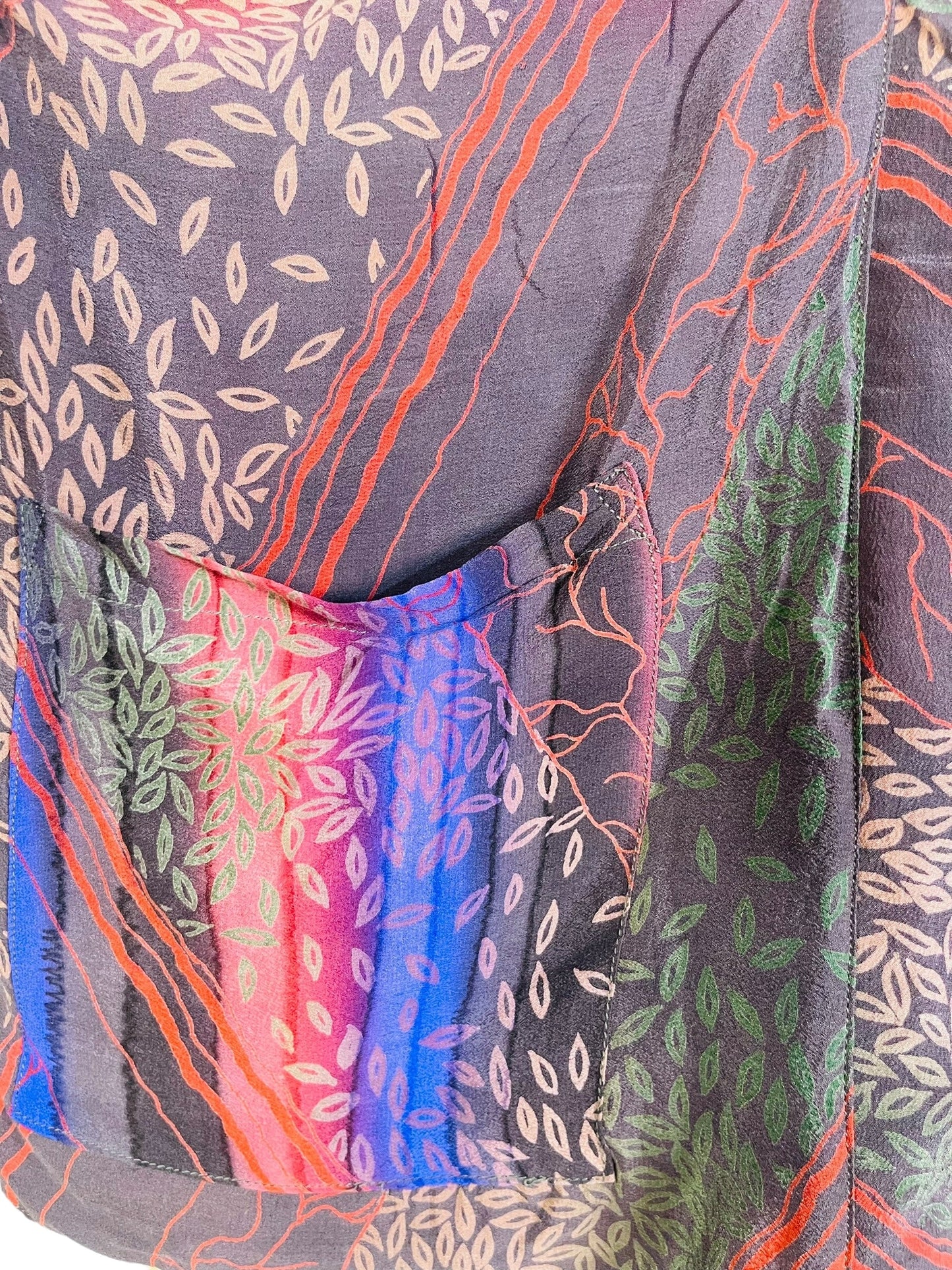 PRC7382 Avatar Reversible Pure Silk Jiva Jacket