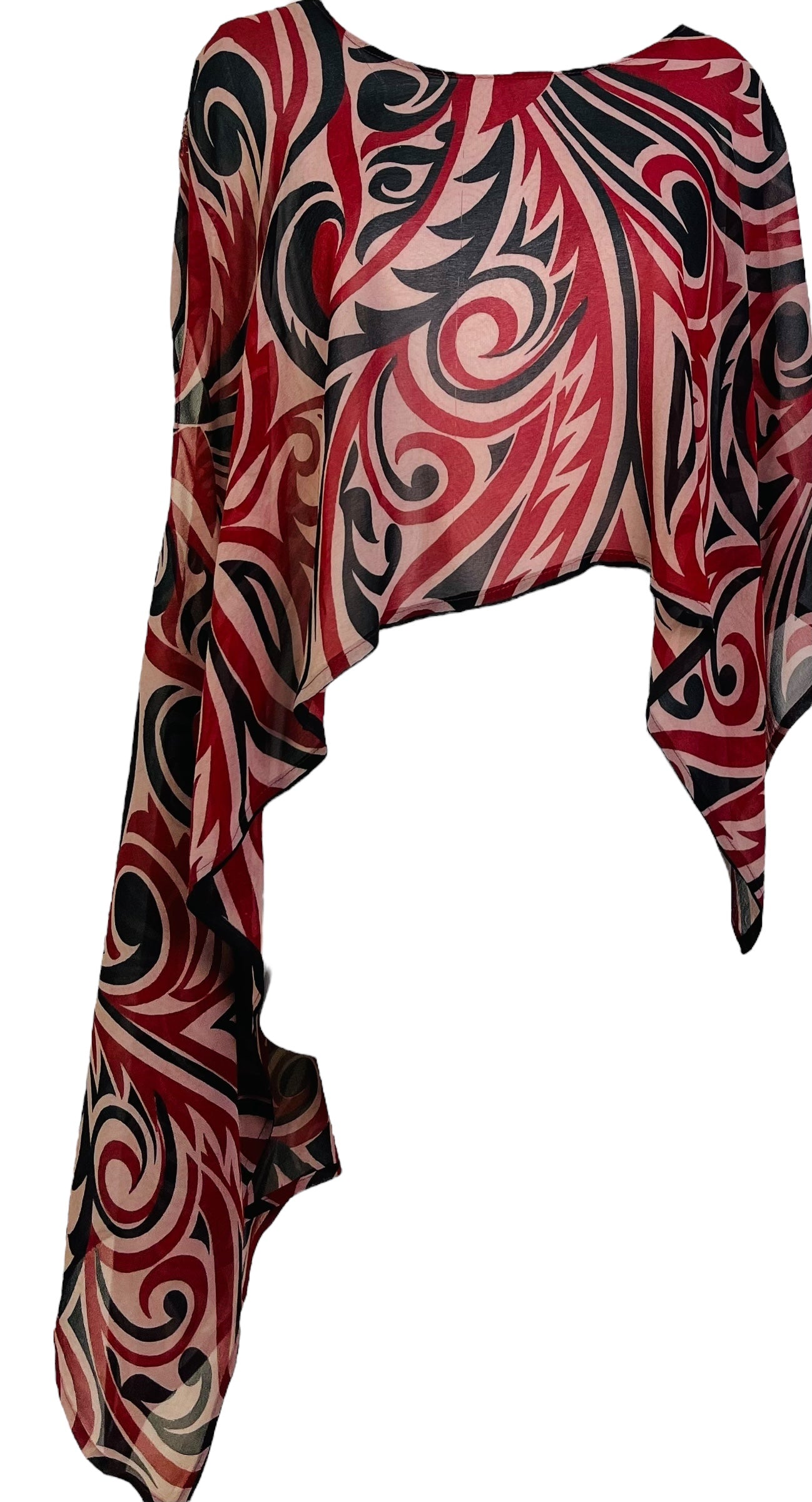 PRG6757 Sheer Wabi Sabi Pure Silk Versatile Vest