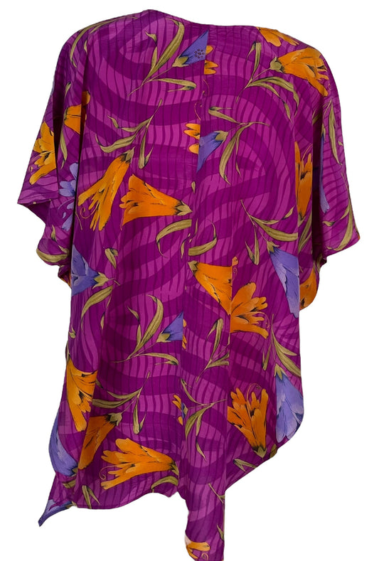 PRC6991 Avatar Pure Silk Waterfall Top