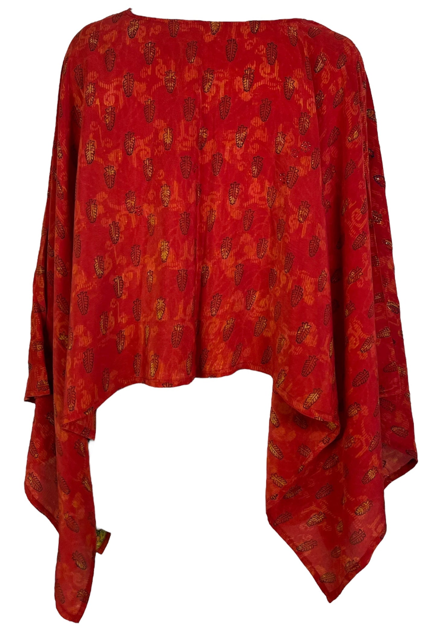 PRC6838 Avatar Pure Silk Capelet Poncho