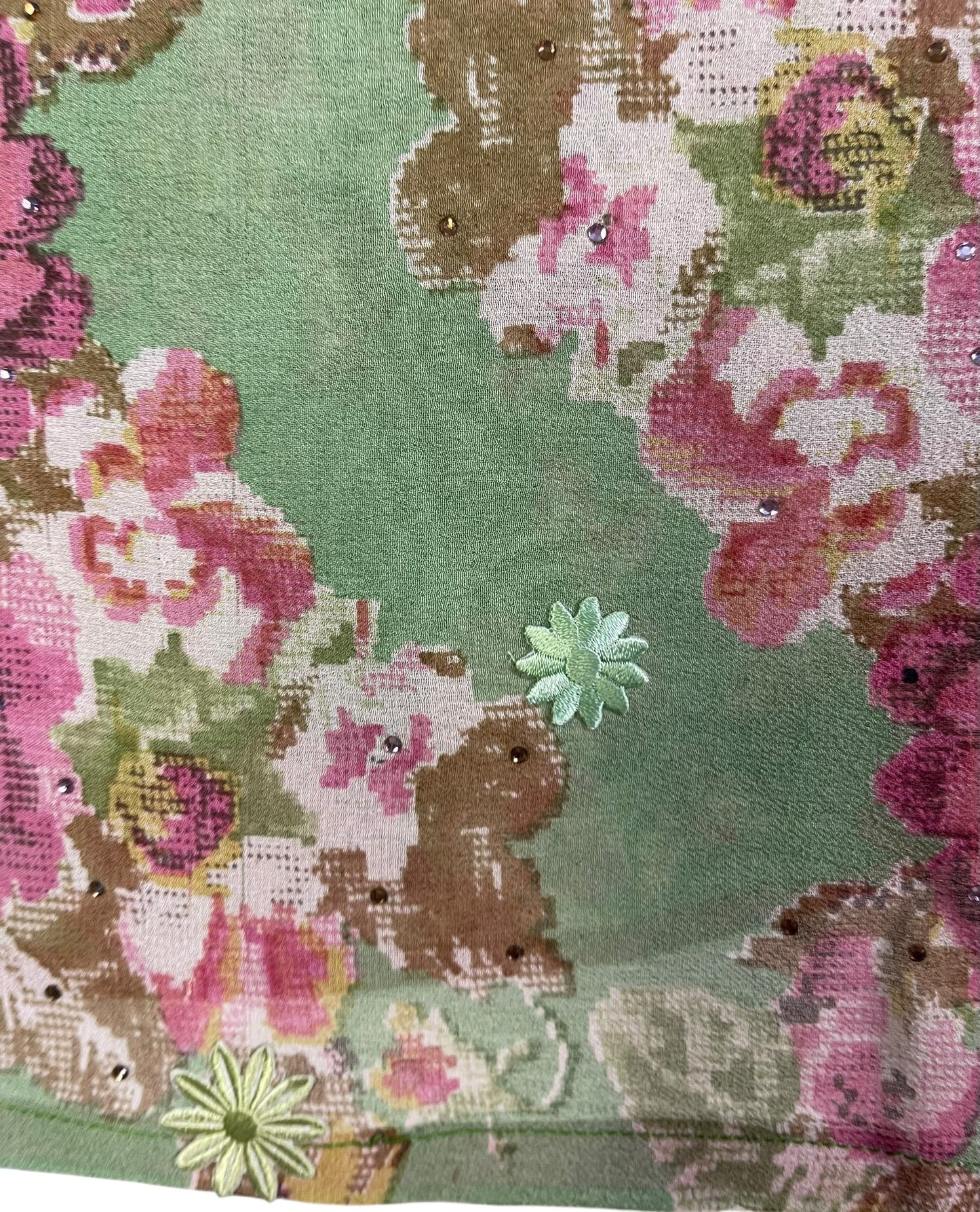 PRG7347 Sheer Avatar Pure Silk Capelet Poncho