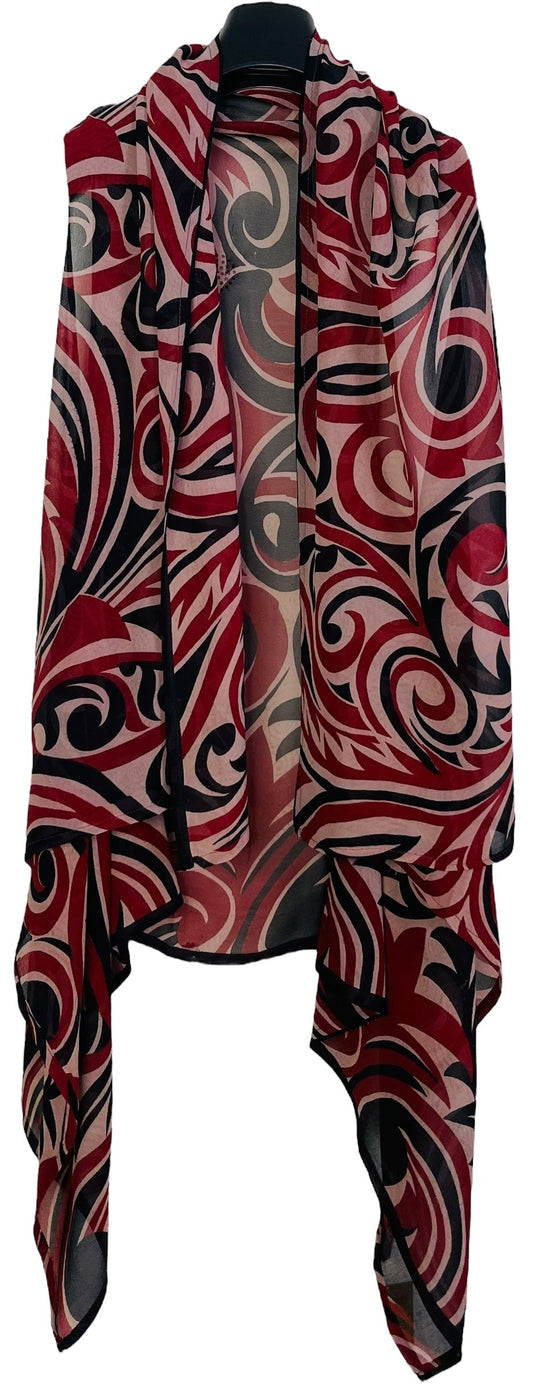 PRG6757 Sheer Wabi Sabi Pure Silk Versatile Vest