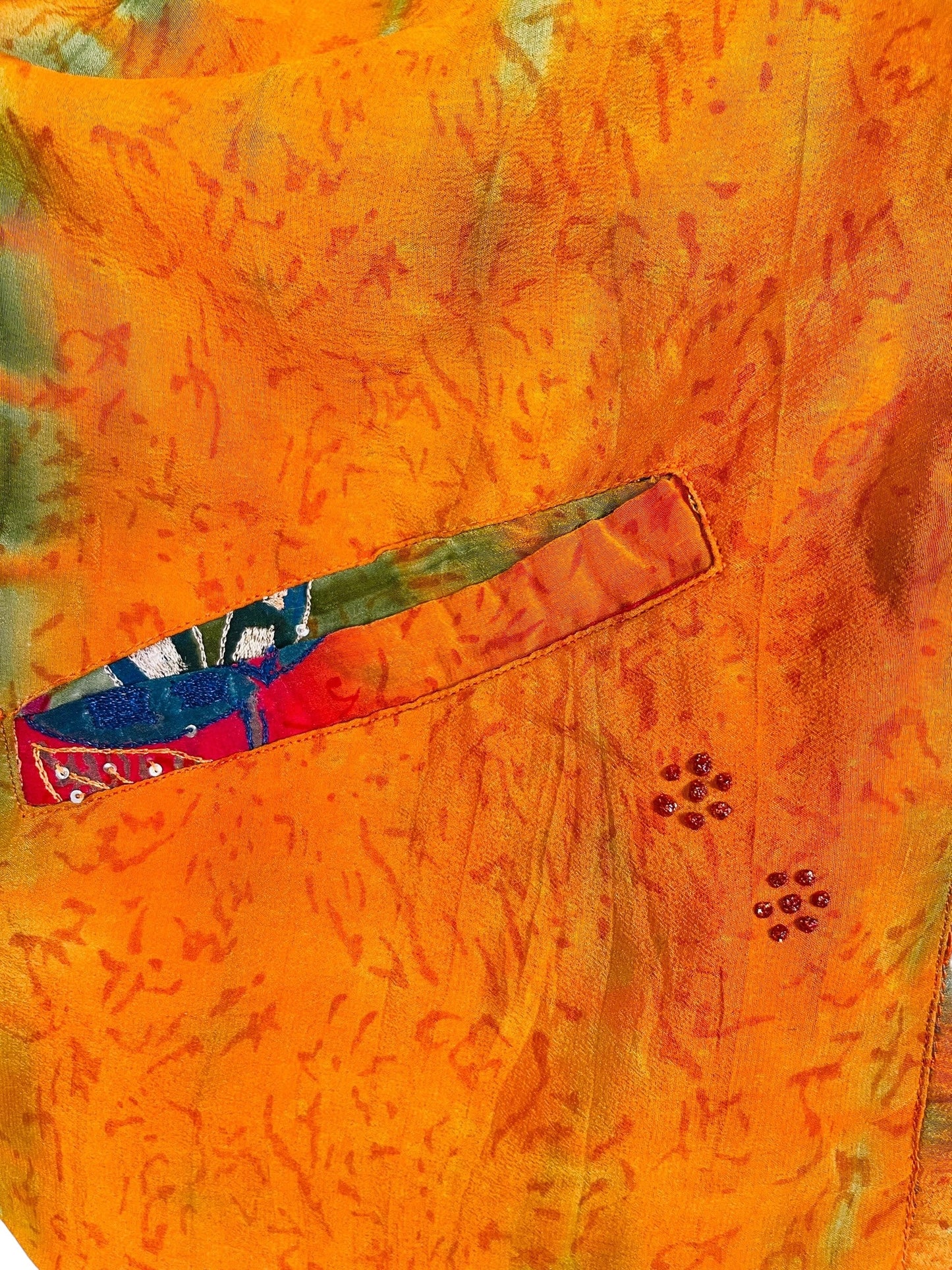 PRC7382 Avatar Reversible Pure Silk Jiva Jacket