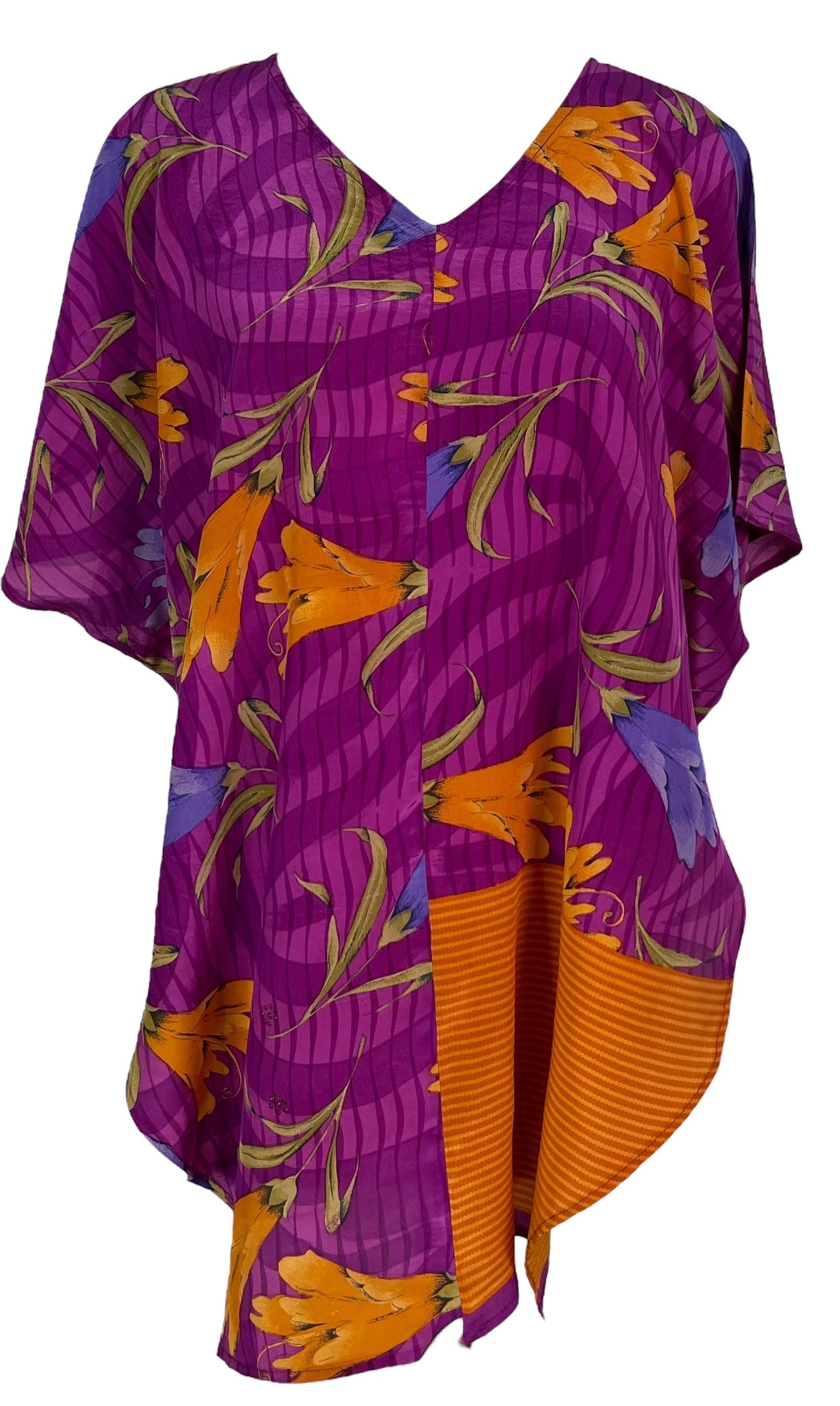 PRC6991 Avatar Pure Silk Waterfall Top