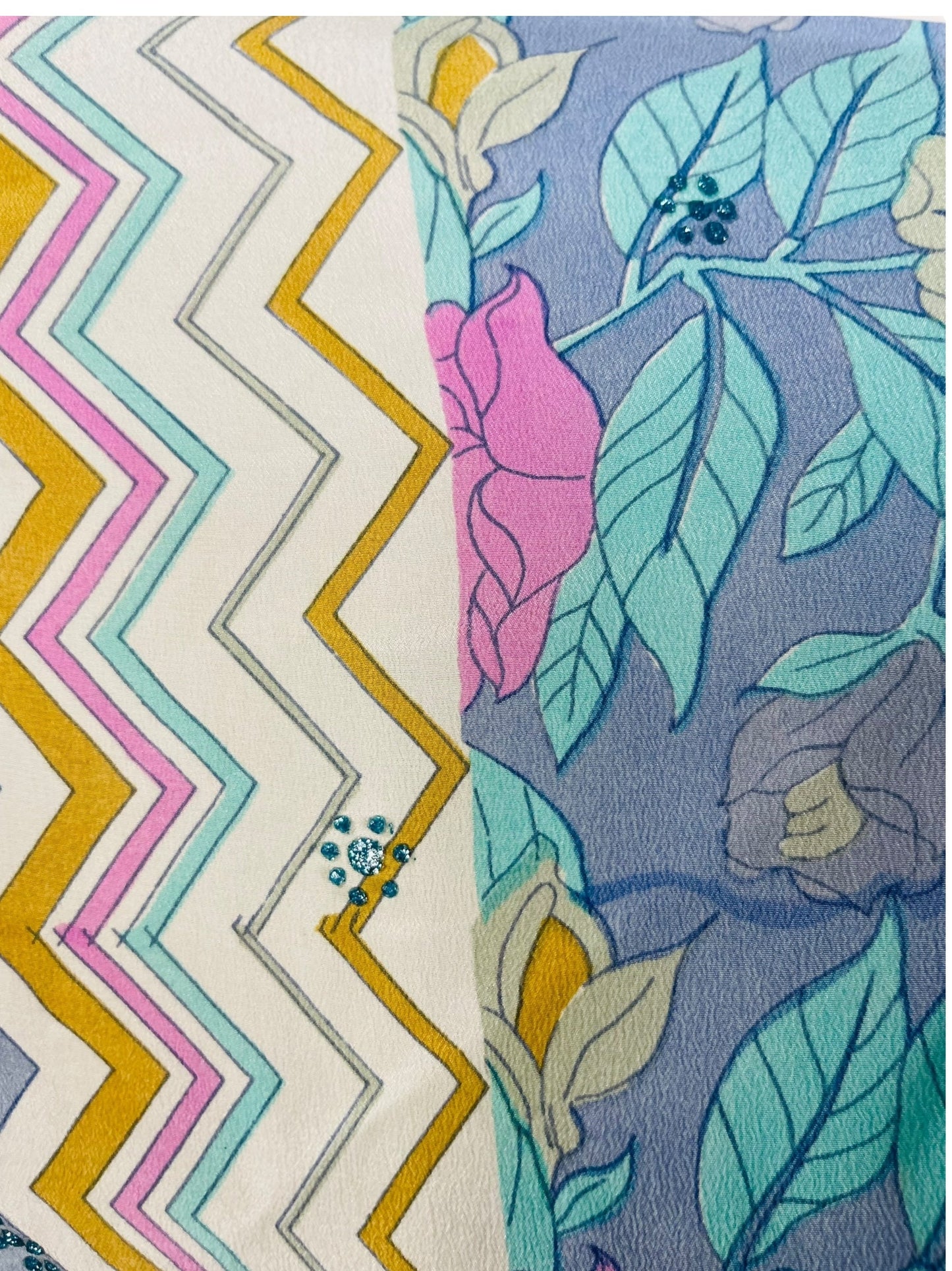 PRC6708 Avatar Pure Silk Side Slit Top