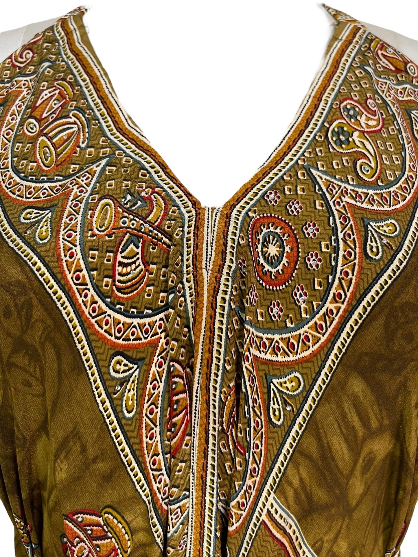 PRC7252 Avatar Pure Silk Maxi Dress with Belt