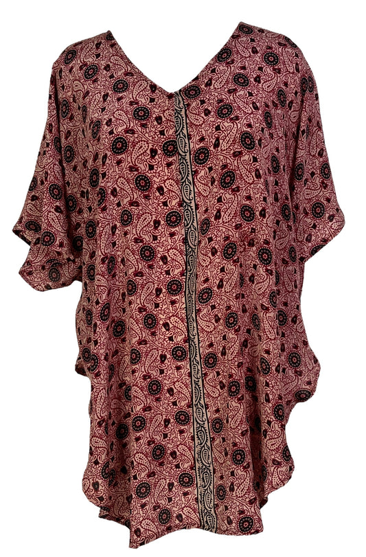 PRC6975 Avatar Pure Silk Waterfall Top