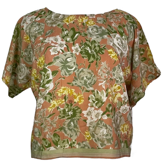 PRC5645 Avatar Pure Silk Boxy Top