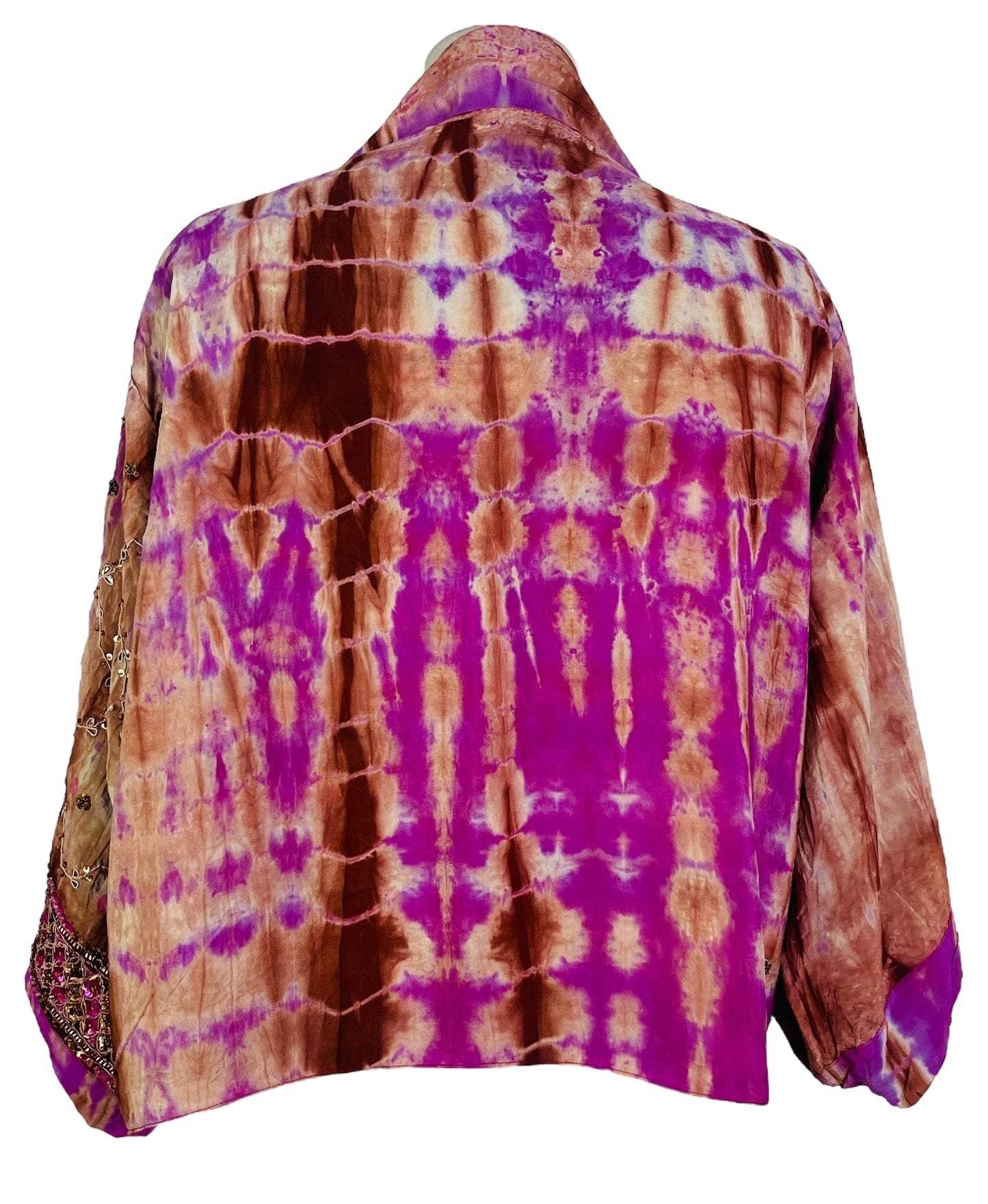 PRC7381 Avatar Reversible Pure Silk Jiva Jacket