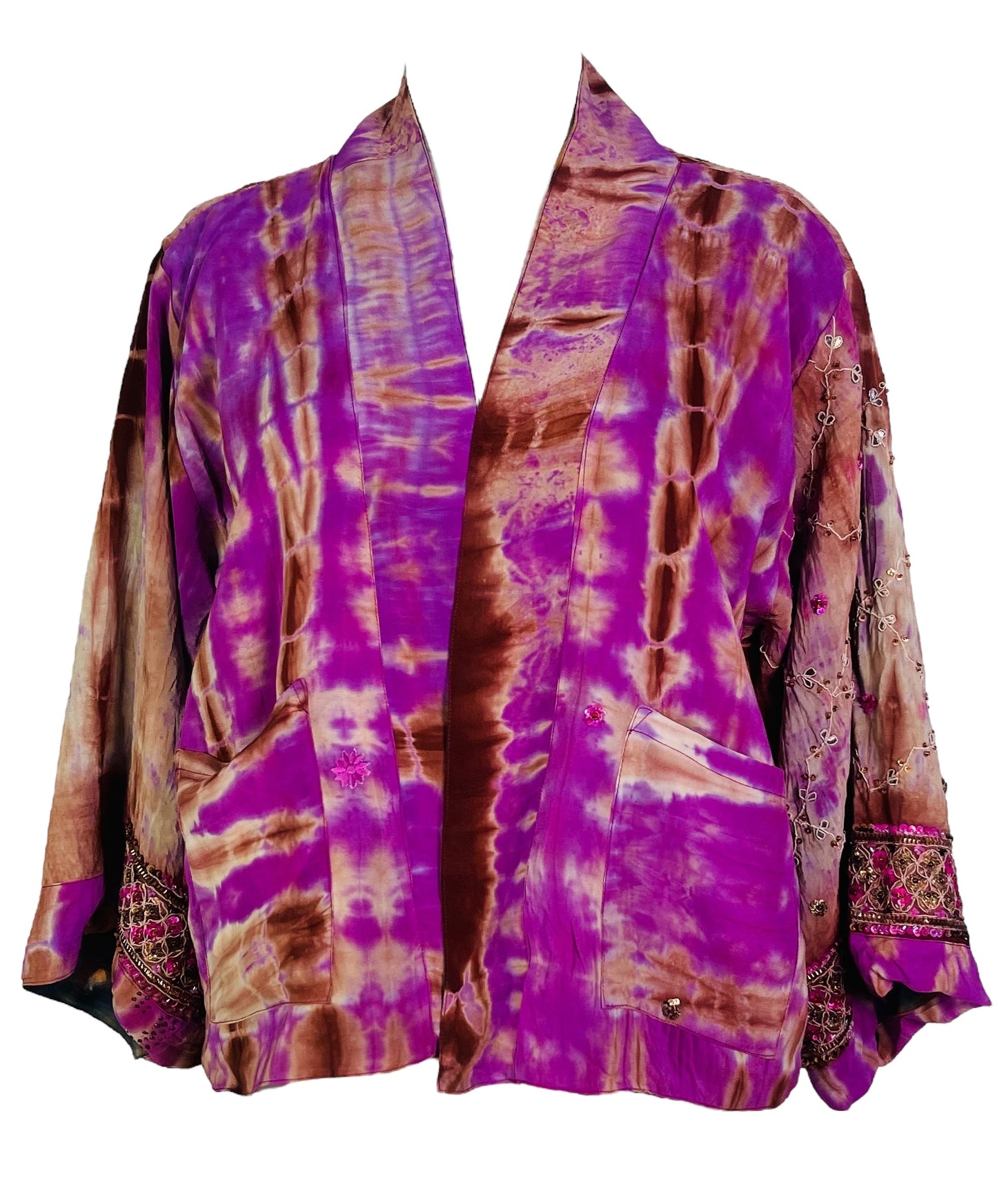 PRC7381 Avatar Reversible Pure Silk Jiva Jacket
