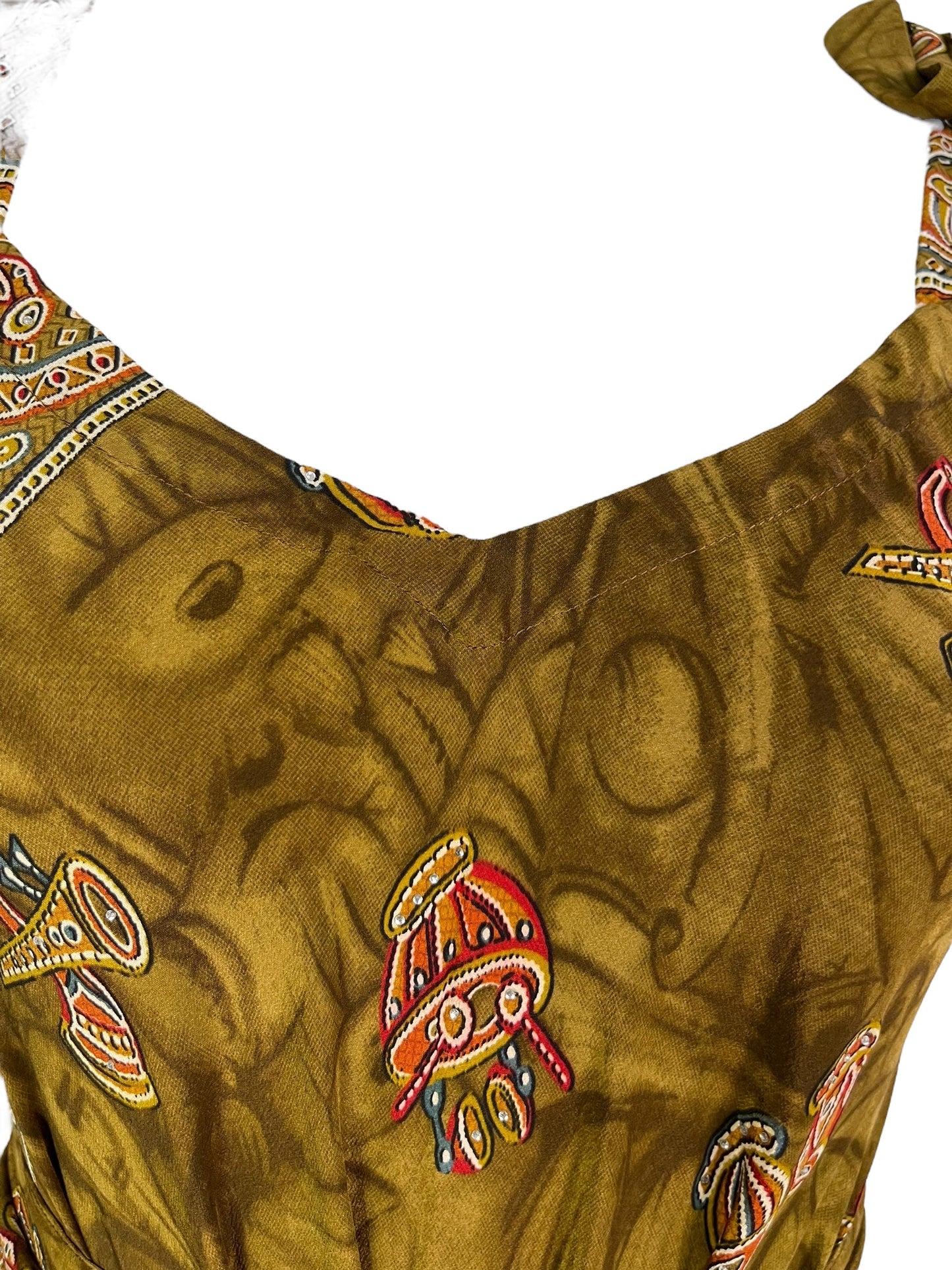 PRC7252 Avatar Pure Silk Maxi Dress with Belt