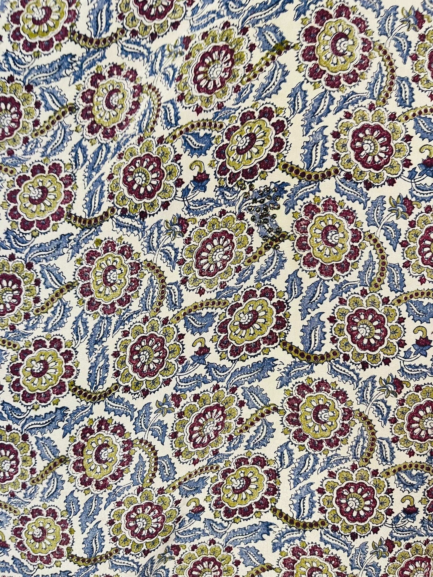 PRC7308 Avatar Pure Silk Short Kaftan Tunic with Slits