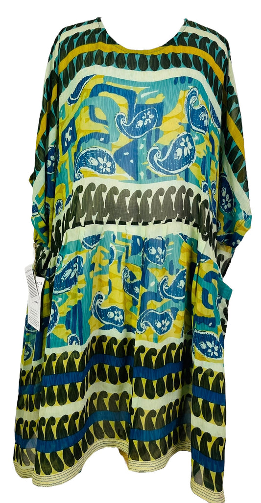 PRG7429 Sheer Avatar Pure Silk Boxy Babydoll Dress