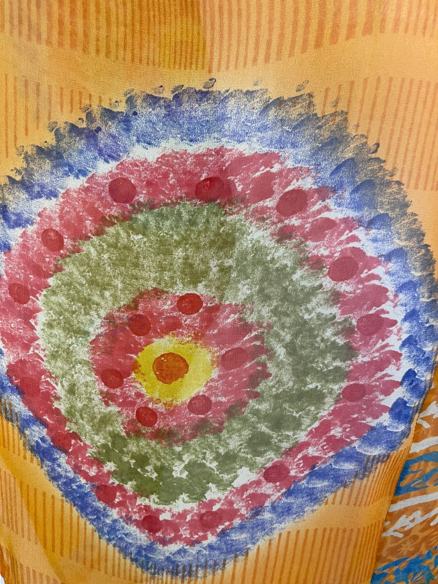 PRG7045 Sheer Avatar Pure Silk Waterfall Top