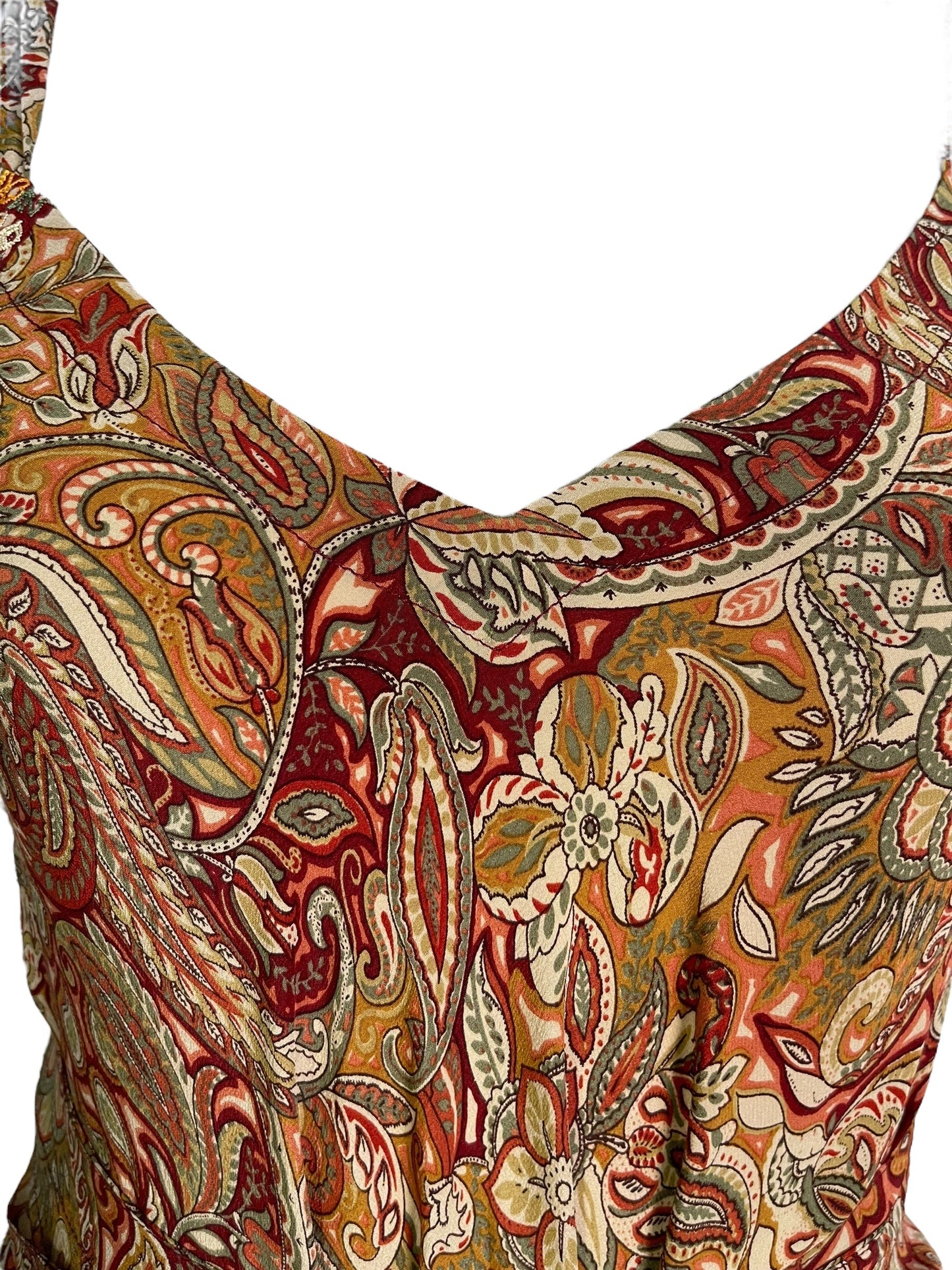 PRC7245 Avatar Pure Silk Maxi Dress with Belt