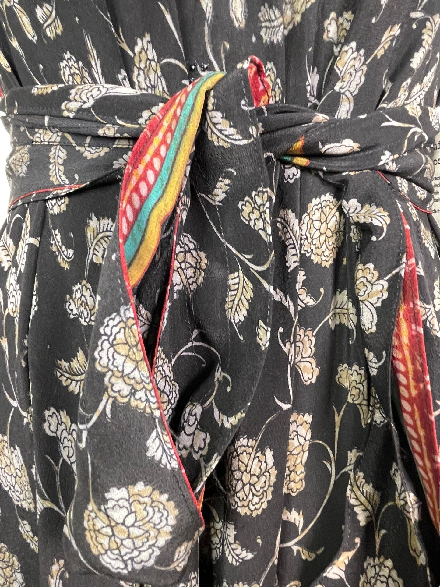 PRC7693 Avatar Pure Silk Maxi Dress with Belt