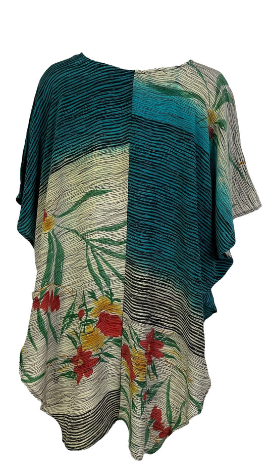 PRC7278 Avatar Pure Silk Waterfall Top