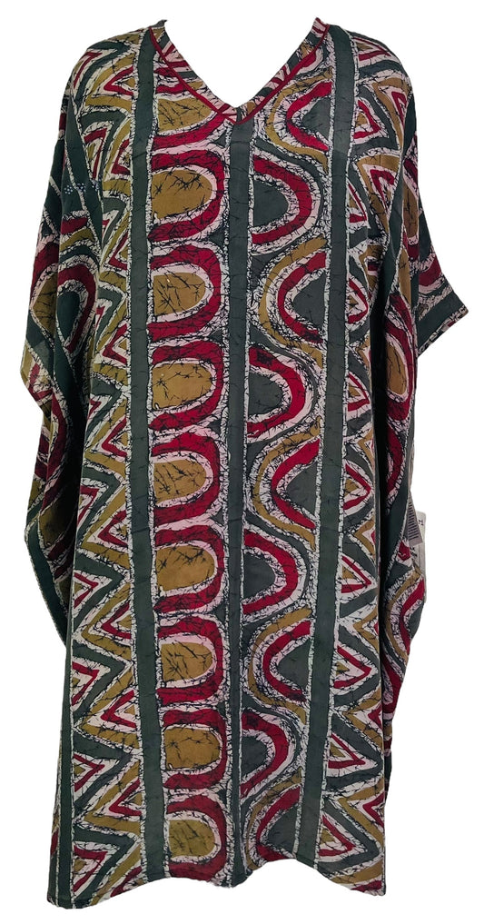 PRC7469 Avatar Pure Silk Midi Length Kaftan