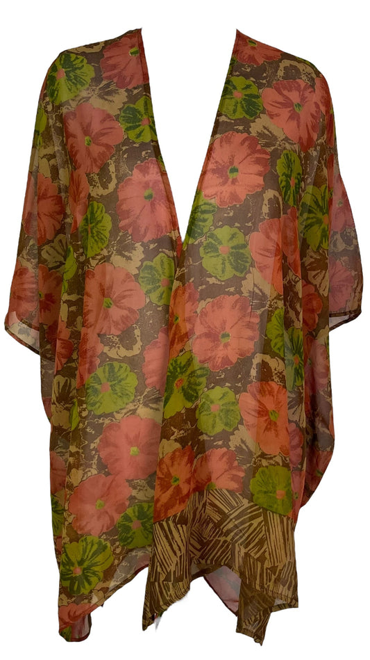 PRG7052 Sheer Avatar Pure Silk Cardigan