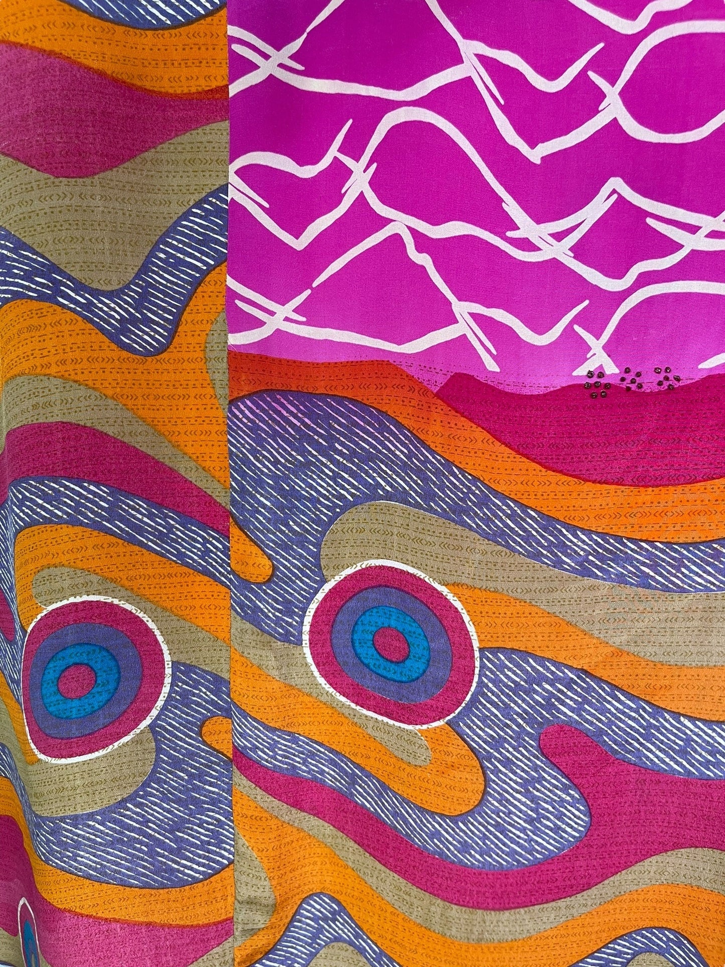 PRC6992 Avatar Pure Silk Waterfall Top