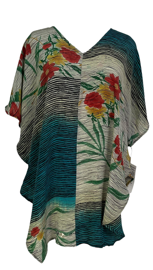 PRC7278 Avatar Pure Silk Waterfall Top