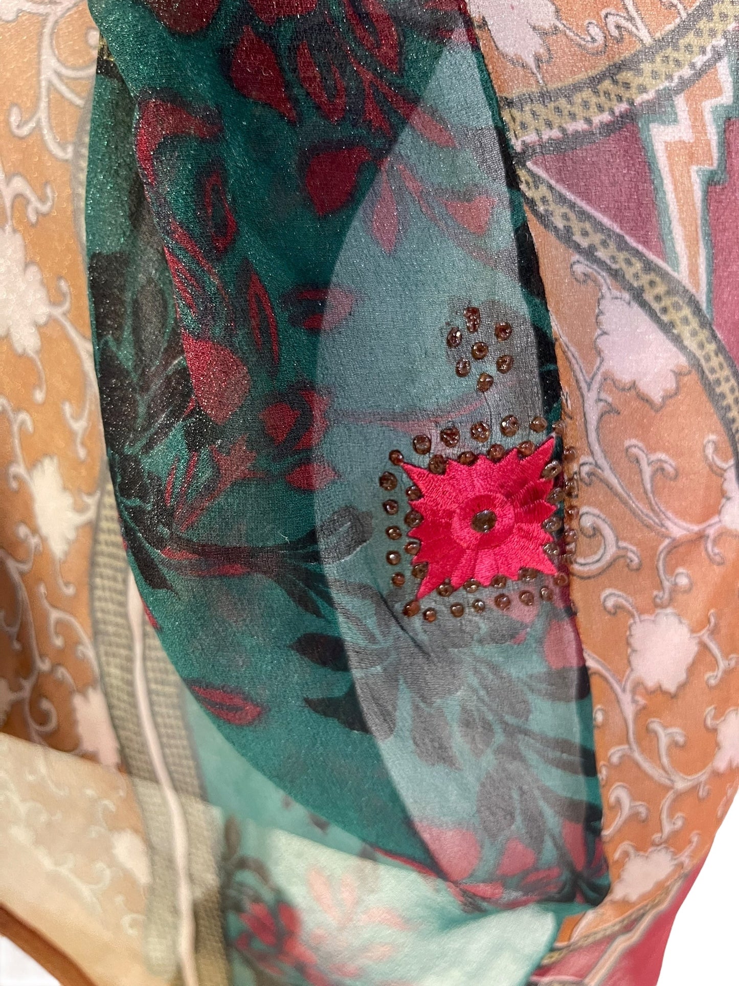 PRG6856 Sheer Avatar Pure Silk Cardigan