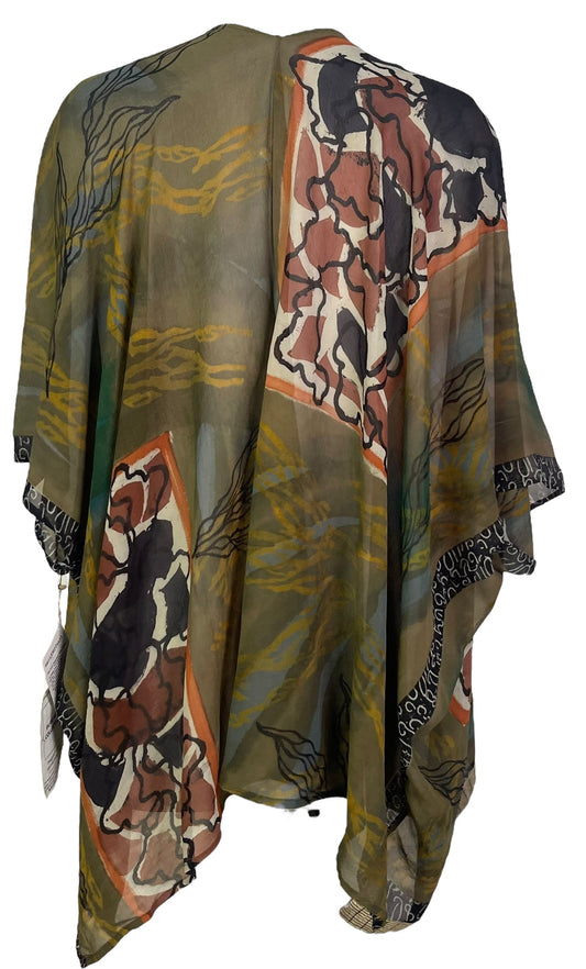 PRG6317 Sheer Avatar Pure Silk Cardigan