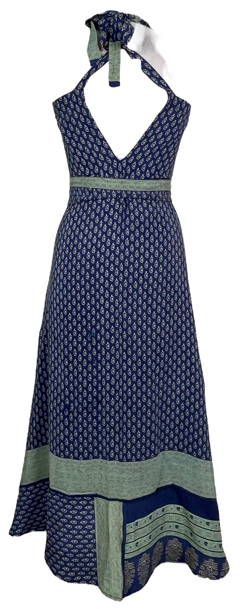 PRC7687 Avatar Pure Silk Maxi Dress with Belt