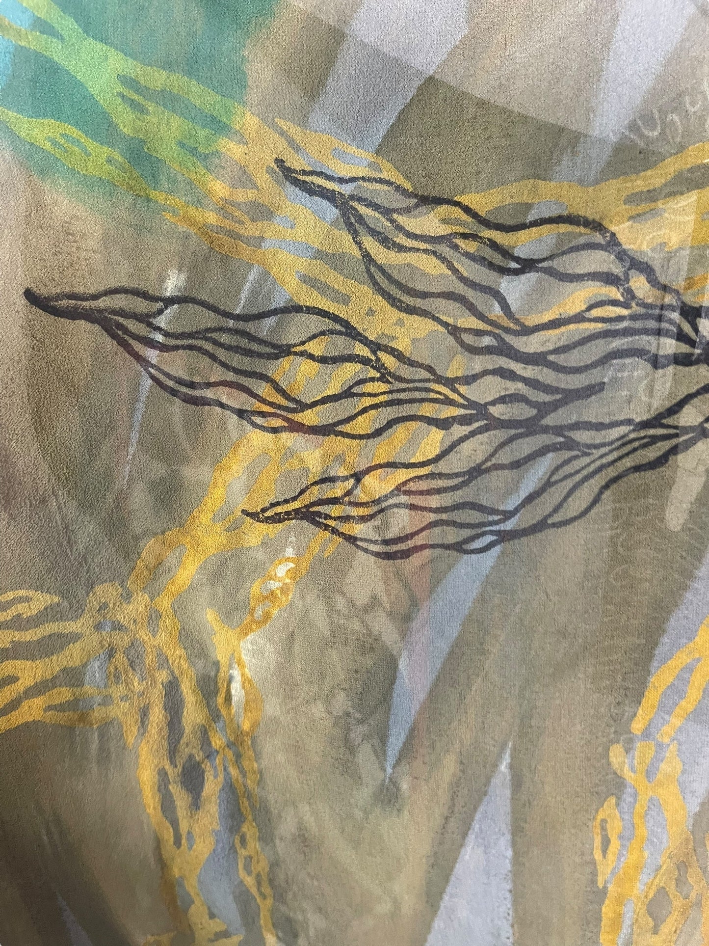 PRG6317 Sheer Avatar Pure Silk Cardigan