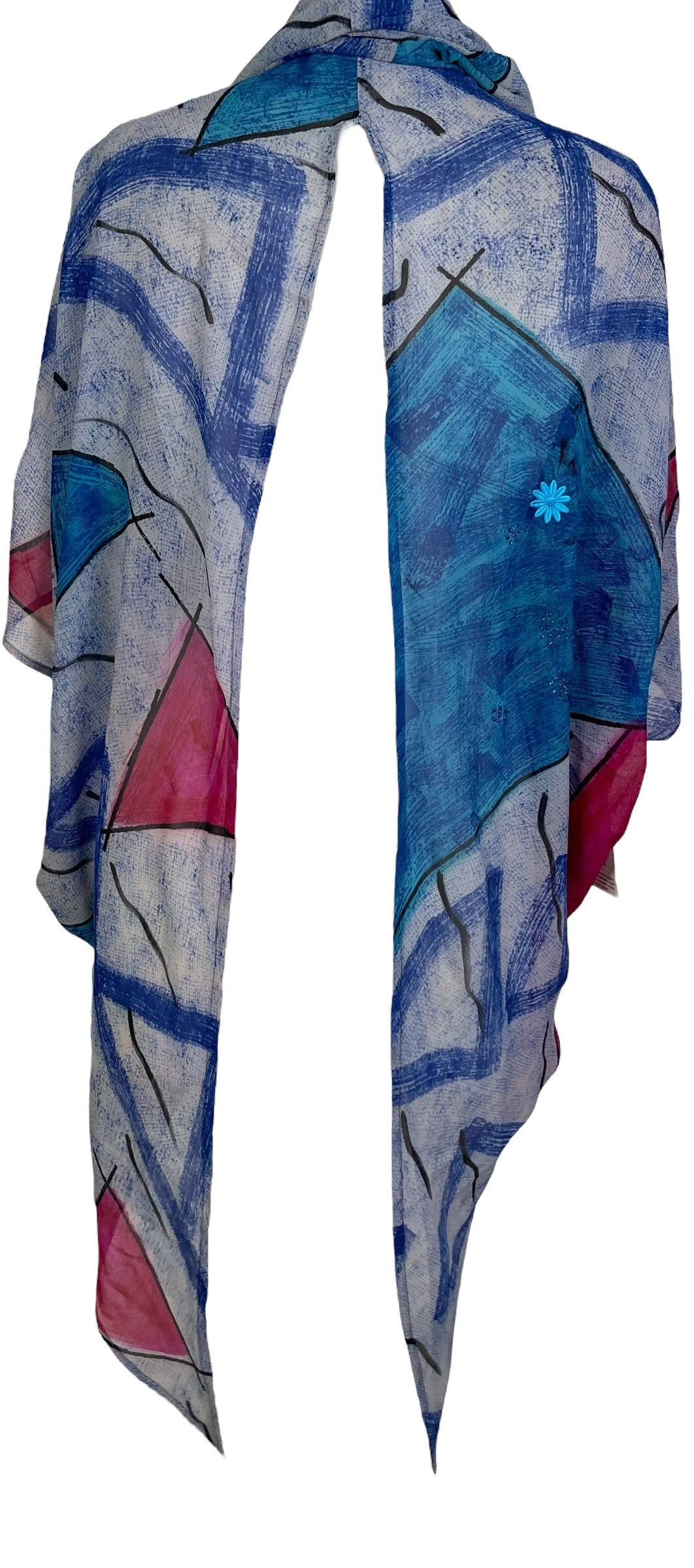 PRG7270 Sheer Avatar Pure Silk Cardigan