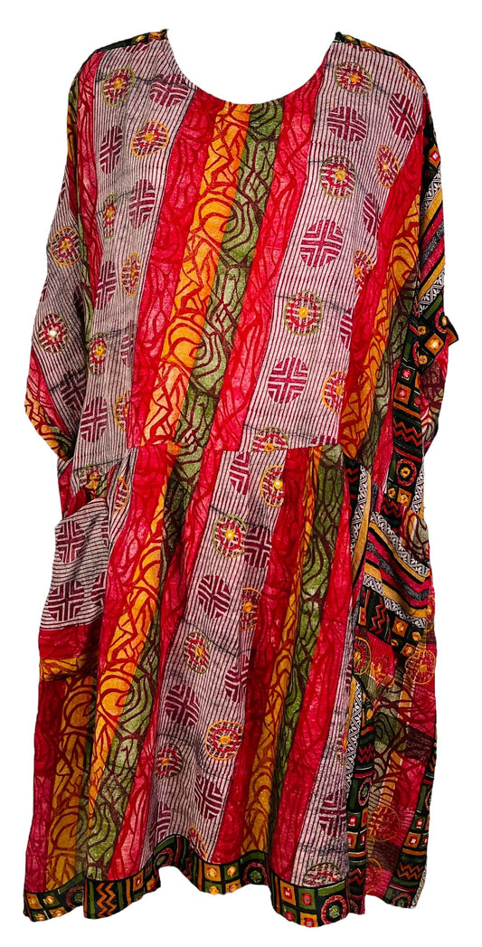 PRC7447 Avatar Pure Silk Boxy Babydoll Dress