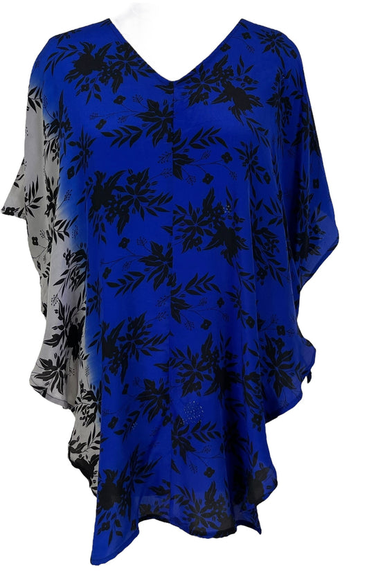 KERRI  PRC6868 Avatar Pure Silk Waterfall Top