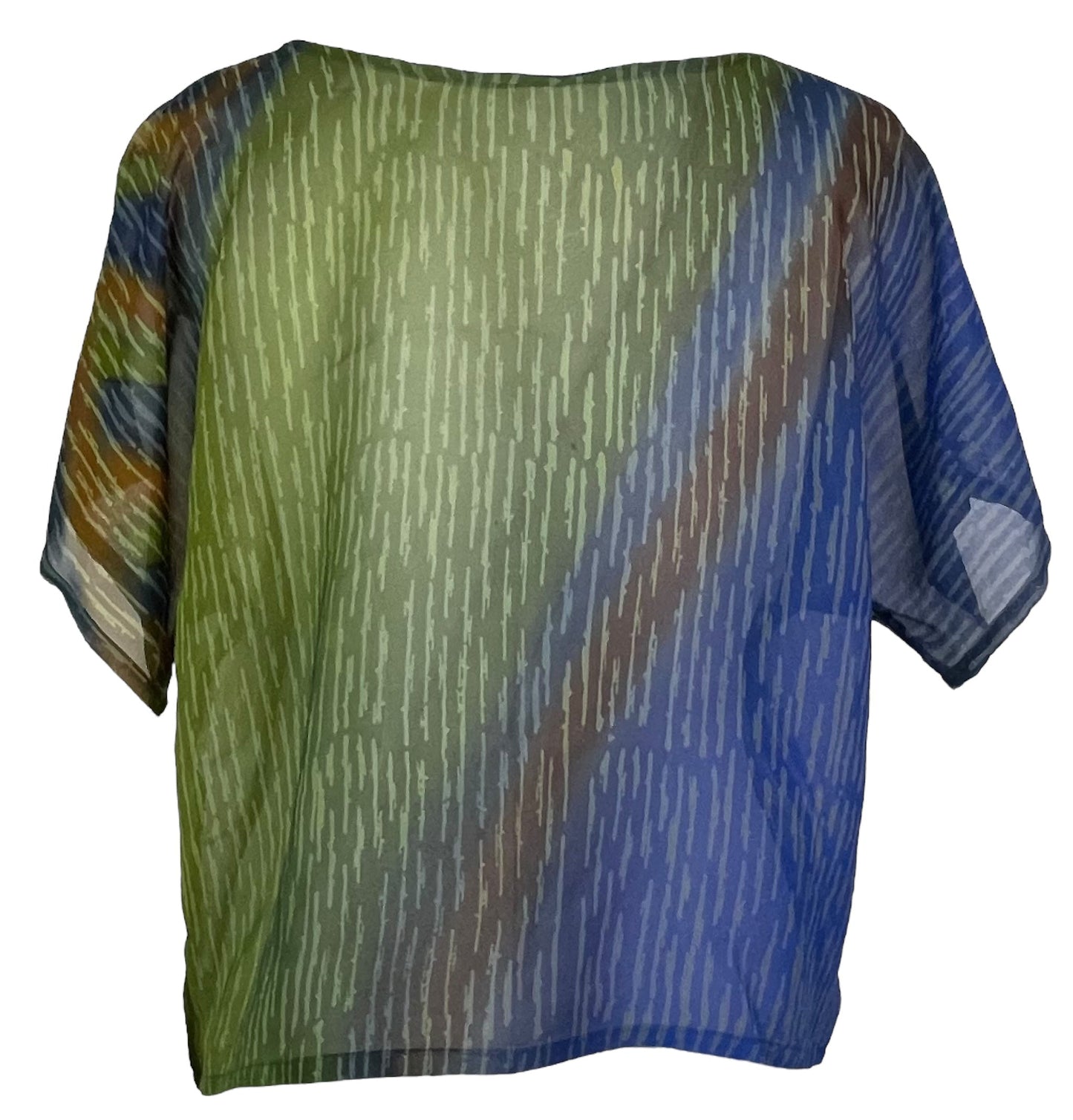 PRG5510 Sheer Avatar Pure Silk Boxy Top