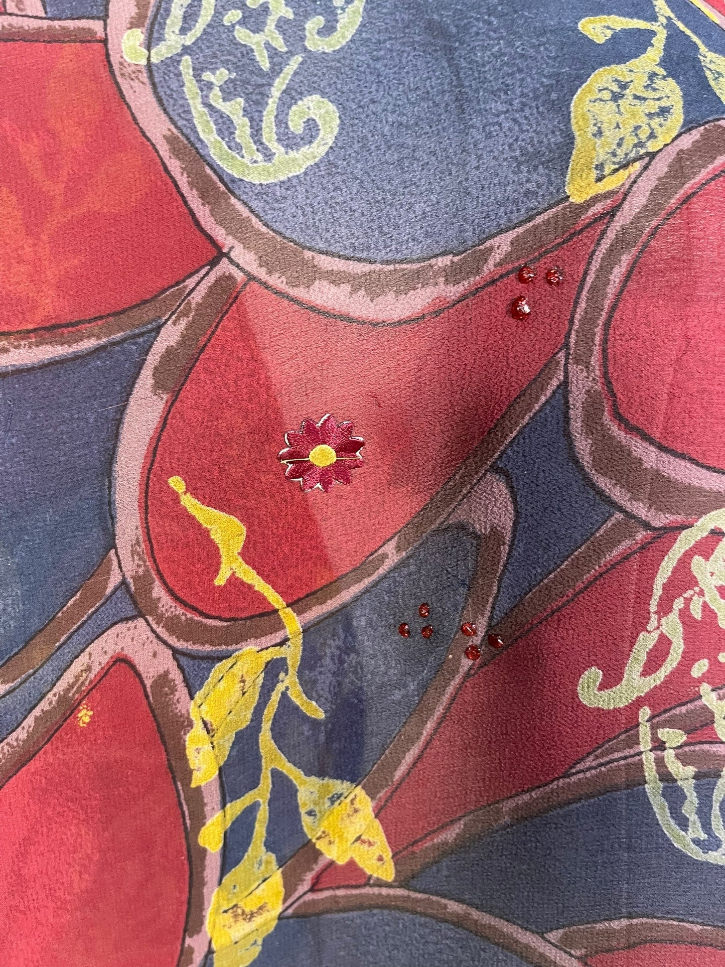 PRG7193 Sheer Avatar Pure Silk Capelet Poncho