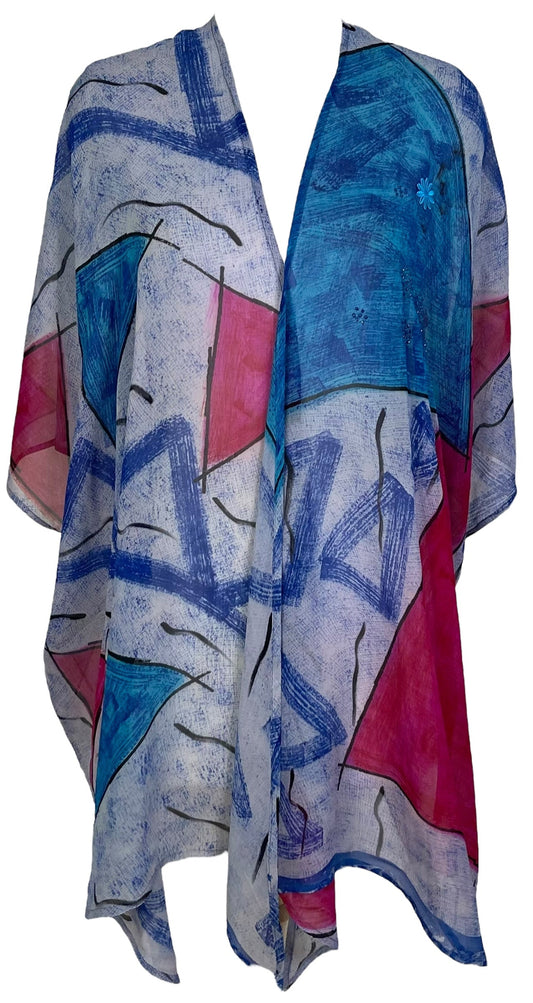 PRG7270 Sheer Avatar Pure Silk Cardigan