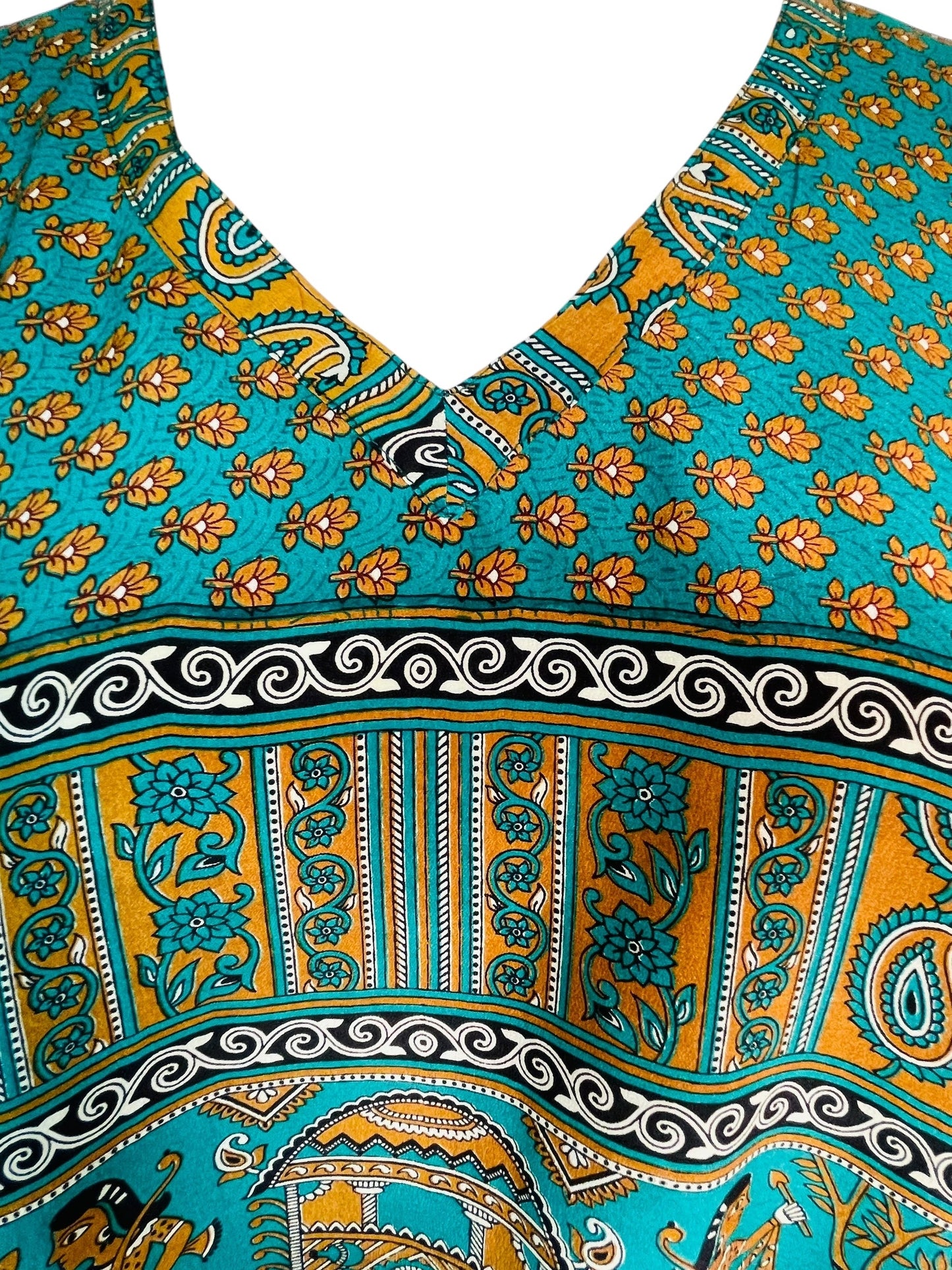 PRC7612 Avatar Pure Silk Long Tunic with Side Ties