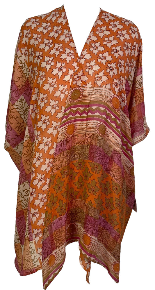 PRG7088 Sheer Avatar Pure Silk Cardigan