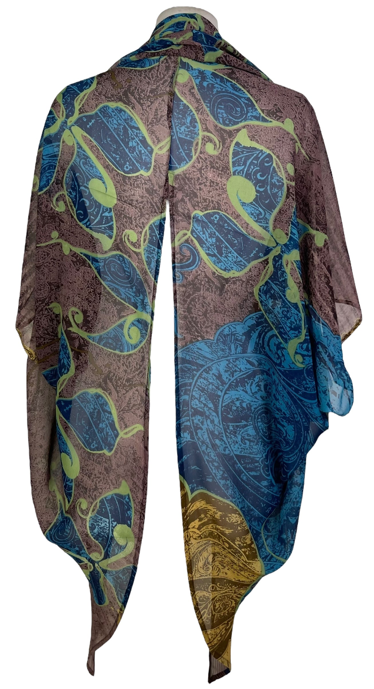 PRG7226 Sheer Avatar Pure Silk Cardigan