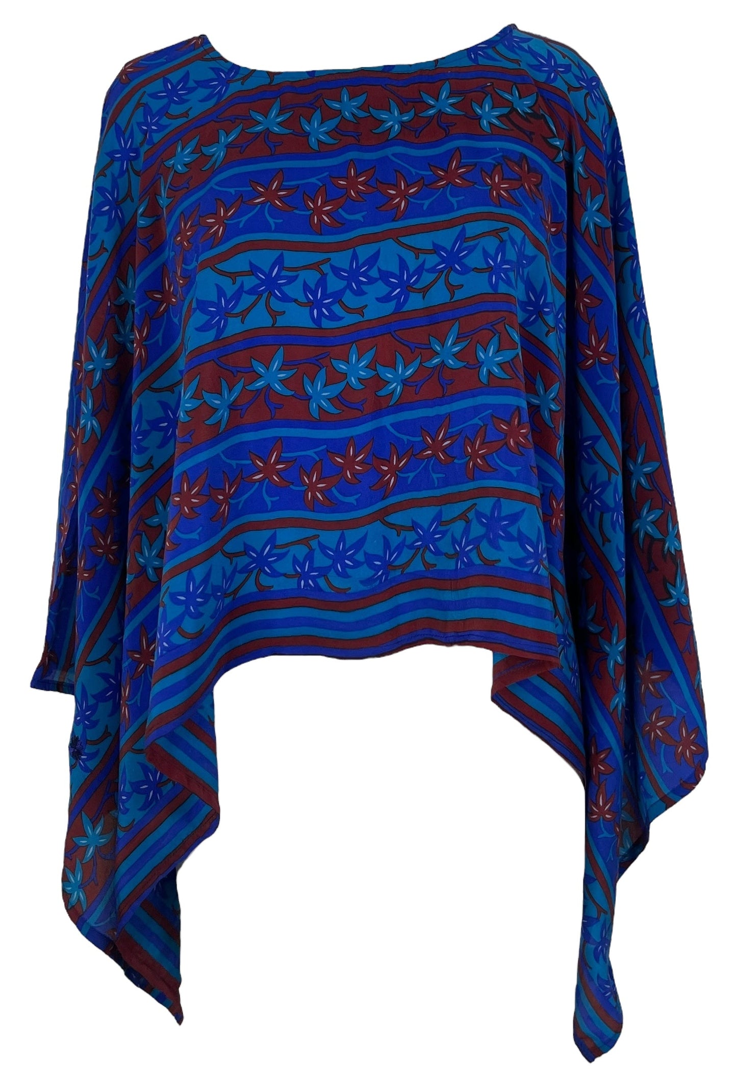 PRC6911 Avatar Pure Silk Capelet Poncho