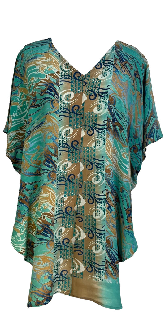 PRC6984 Avatar Pure Silk Waterfall Top