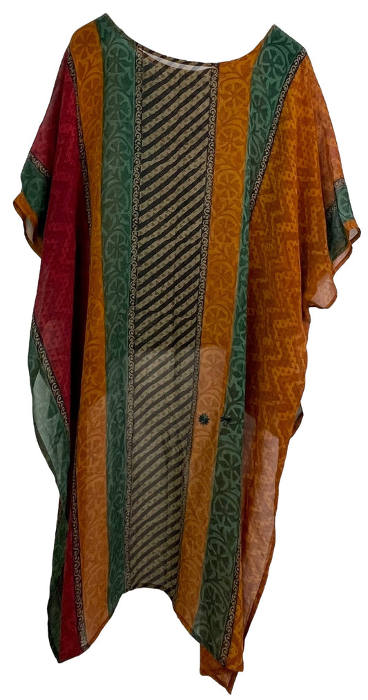 PRG7716 Sheer Avatar Pure Silk Hi Lo Top