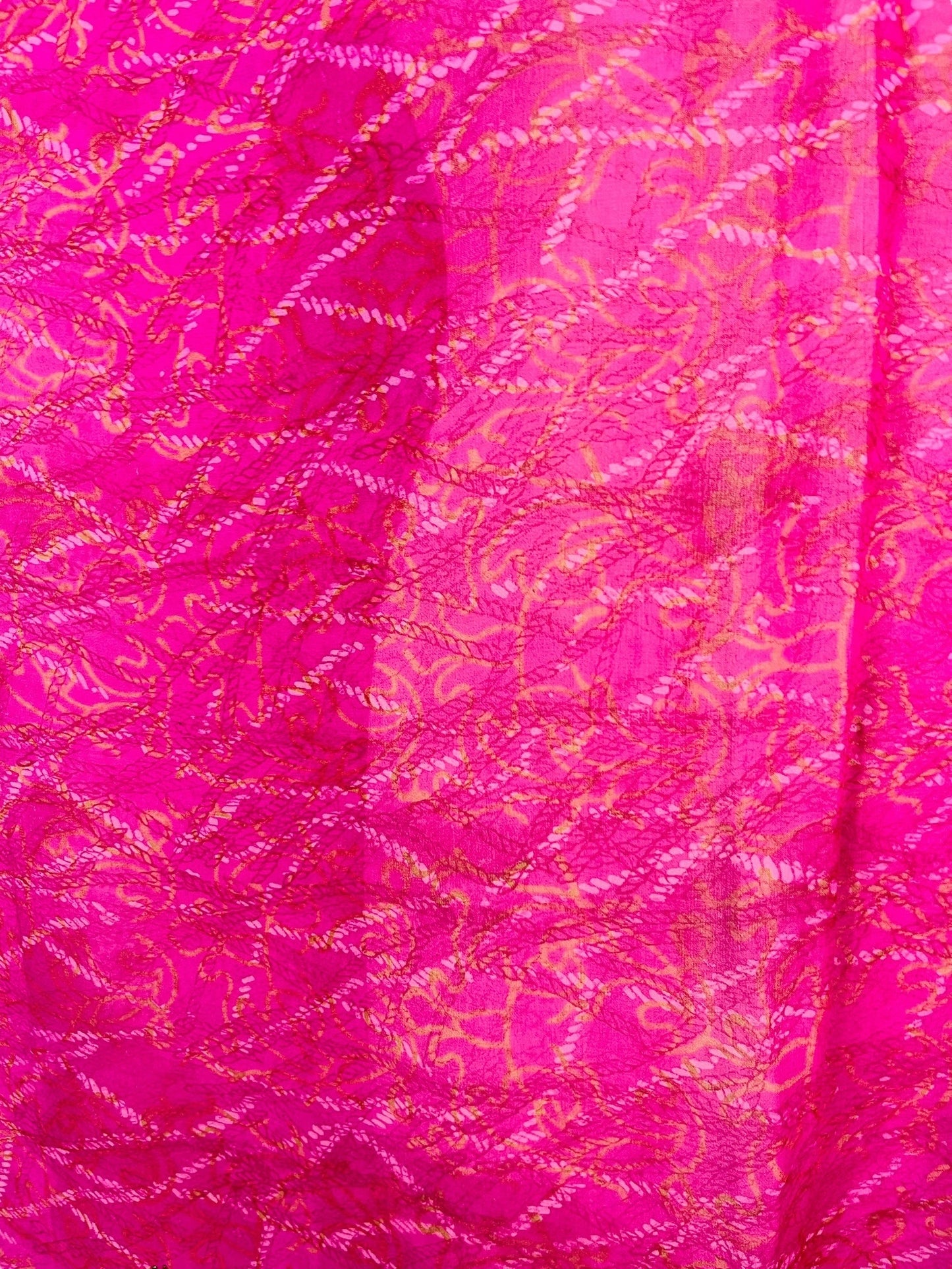 PRG7475 Sheer Avatar Pure Silk Midi Length Kaftan