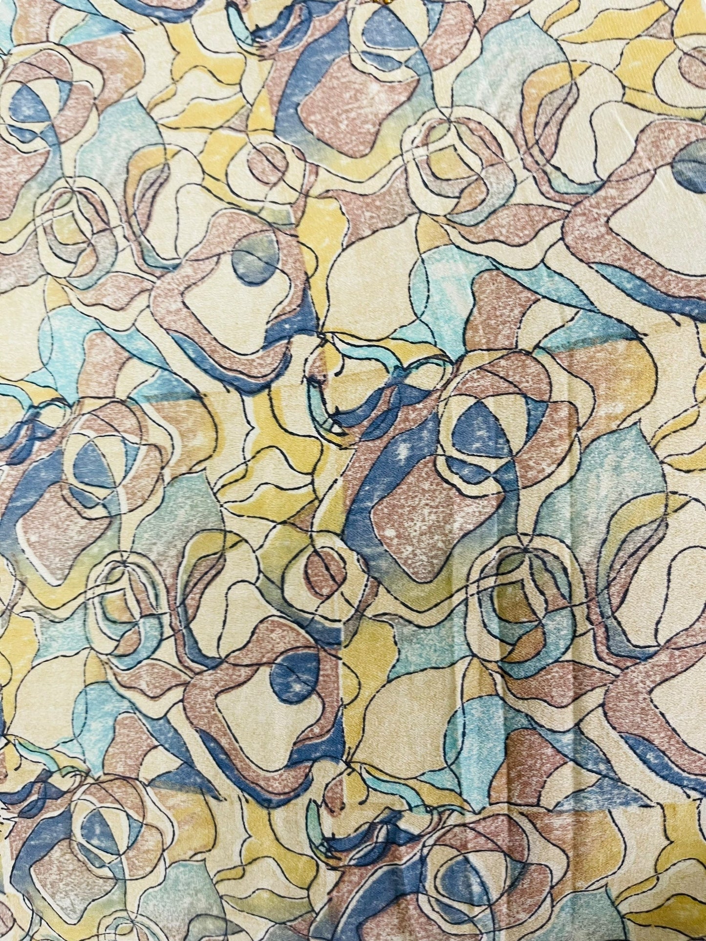 PRC7291 Avatar Pure Silk Kimono-Sleeved Top