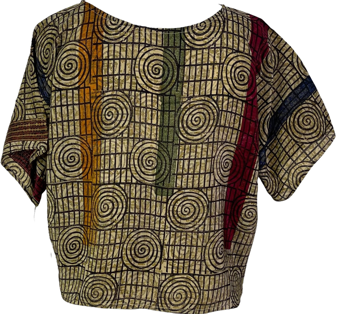 PRC6761 Avatar Pure Silk Boxy Top