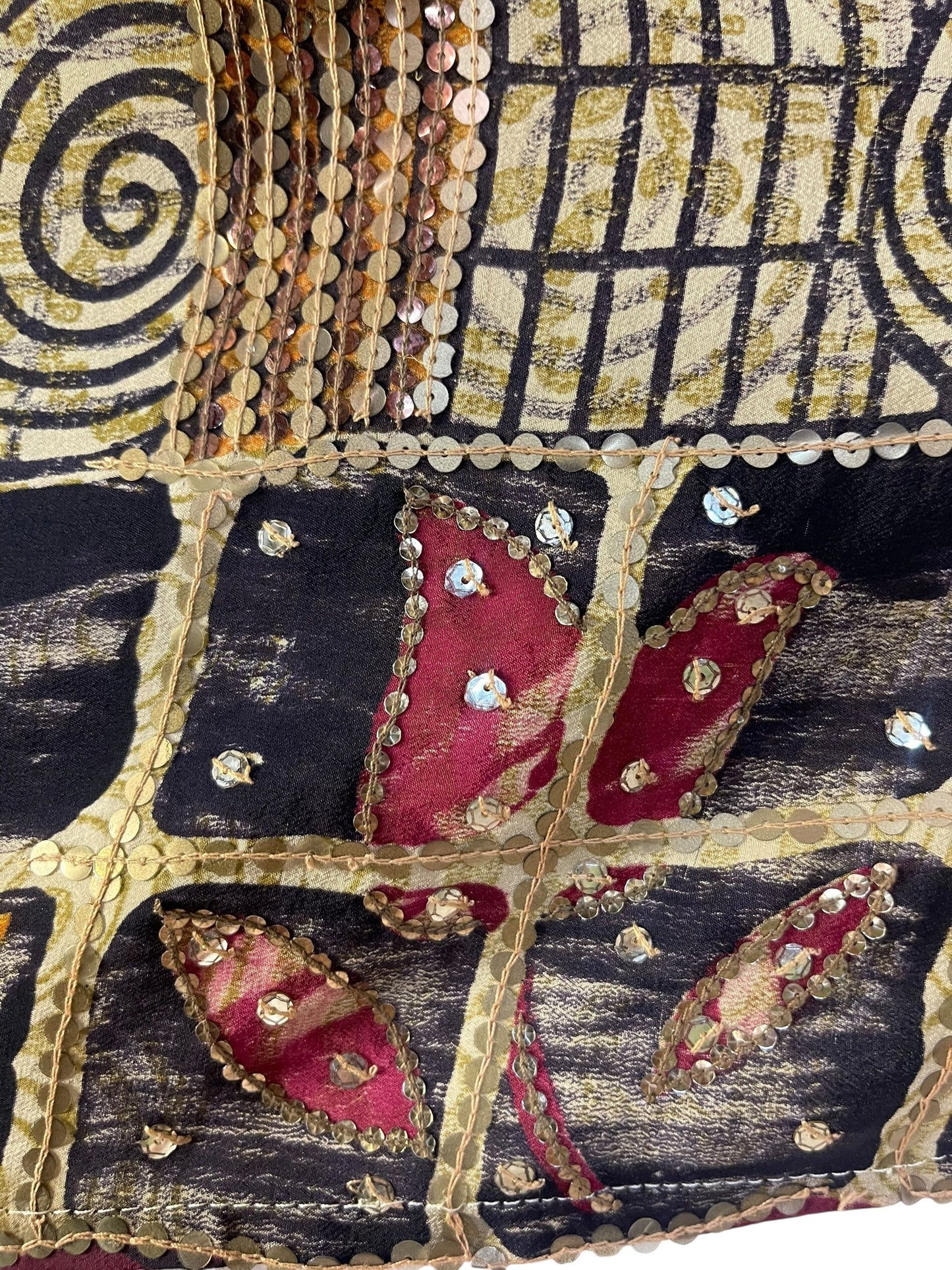 PRC6761 Avatar Pure Silk Boxy Top