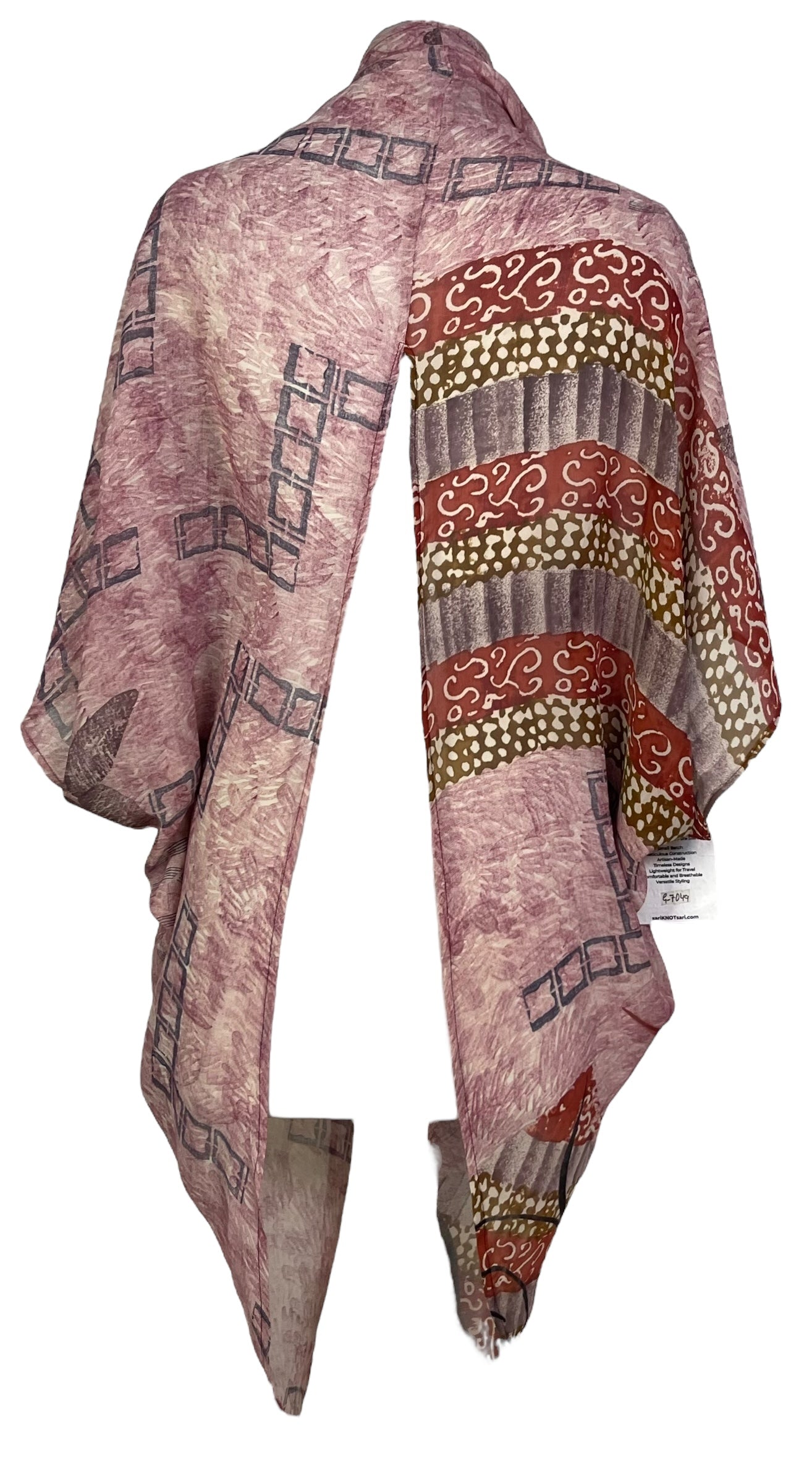 PRG7049 Sheer Avatar Pure Silk Cardigan