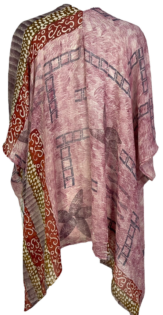 PRG7049 Sheer Avatar Pure Silk Cardigan