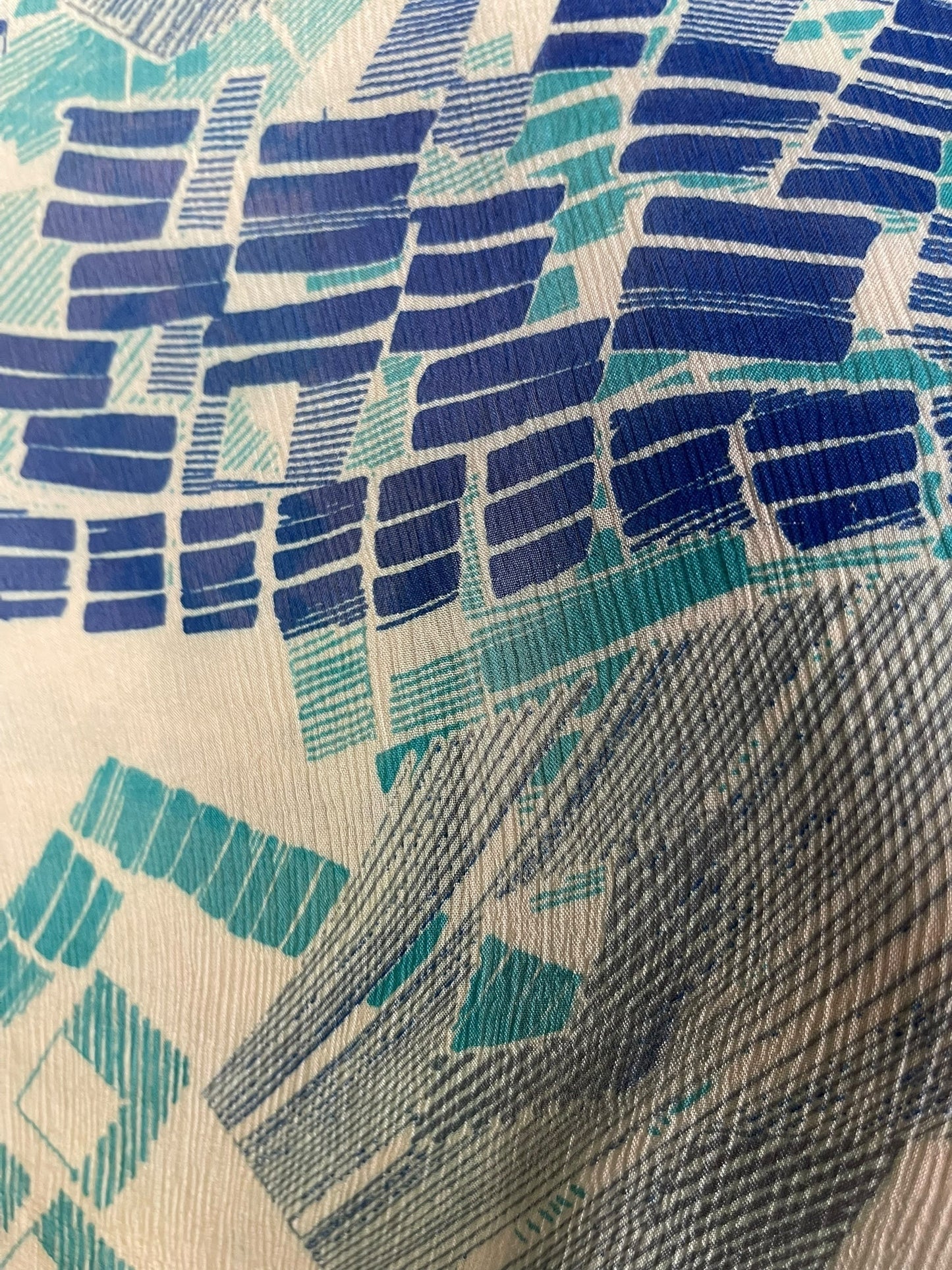 PRG7102 Sheer Avatar Pure Silk Waterfall Top