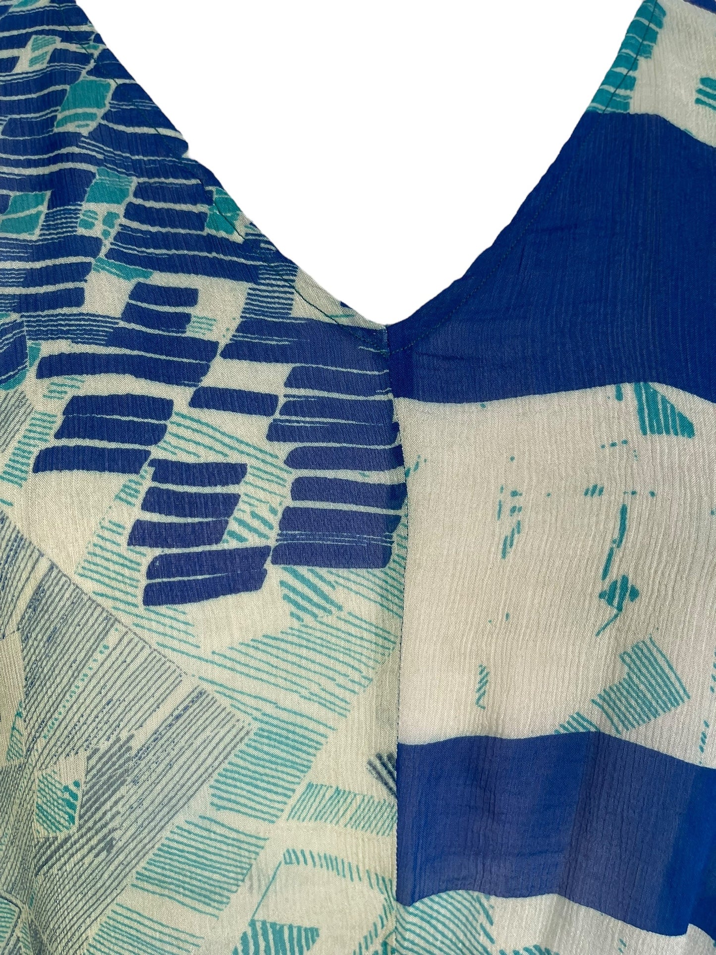 PRG7102 Sheer Avatar Pure Silk Waterfall Top