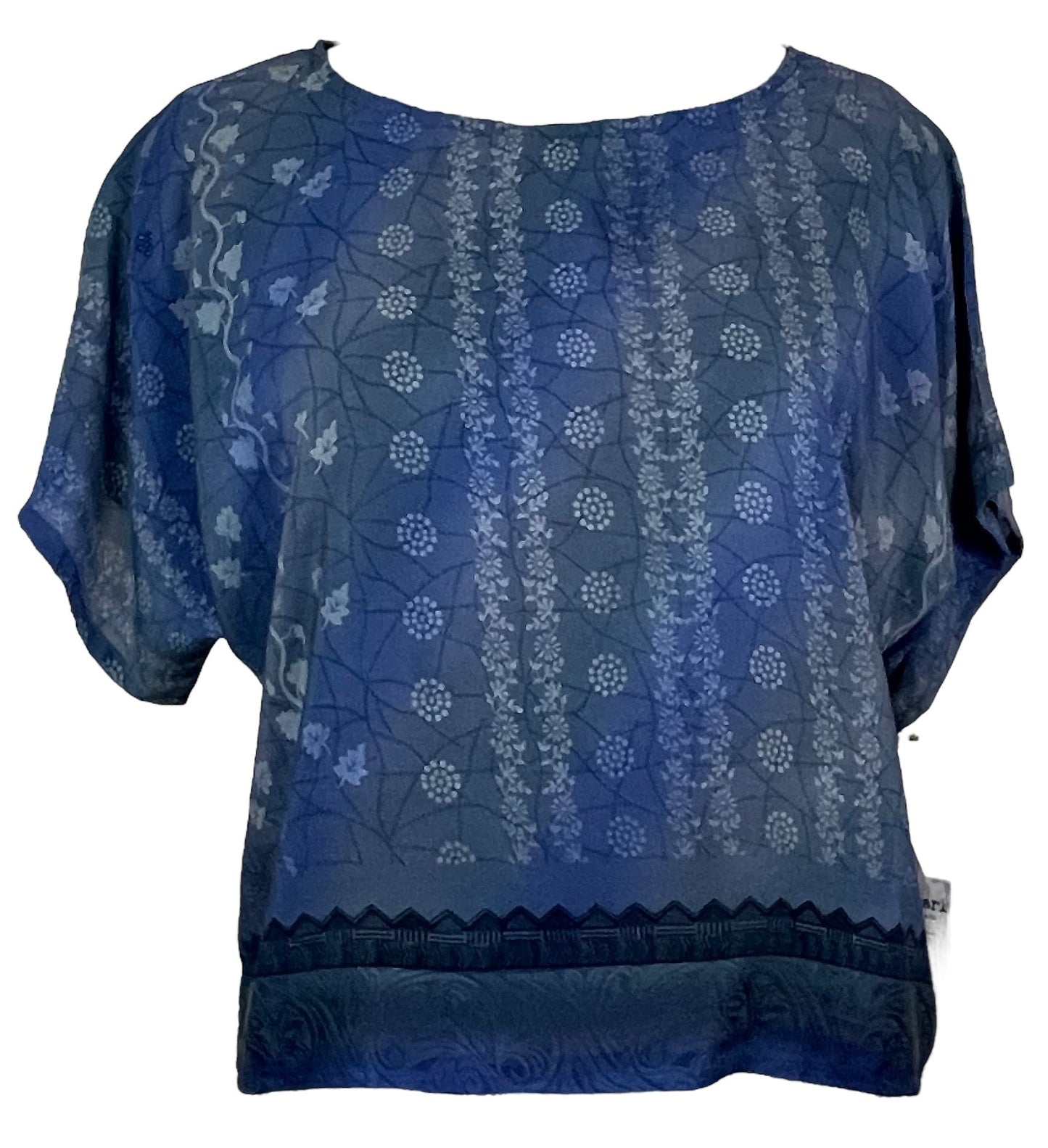 PRC5738 Avatar Pure Silk Boxy Top